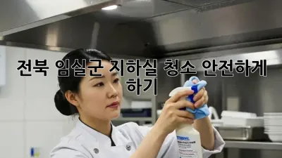 전북 임실군 지하실 청소 안전하게 하기
